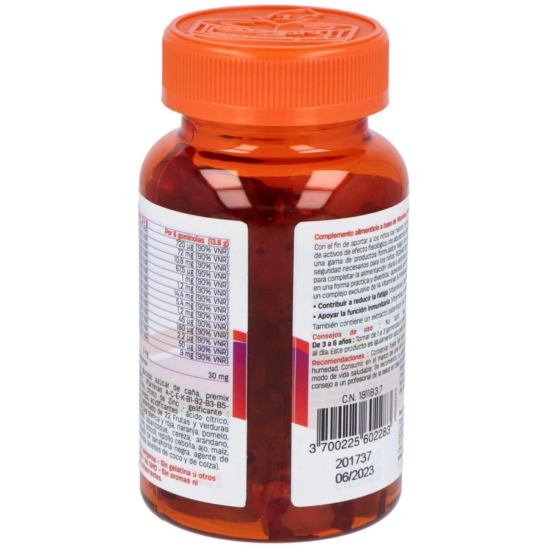 Pediakid Multivitaminadas Sabor Naranja y Cereza 60uds - Ineldea