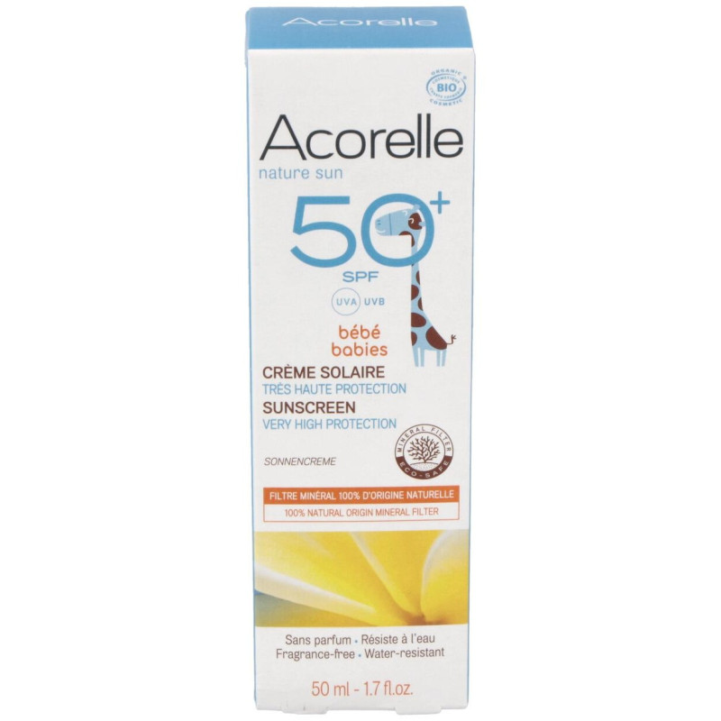 Crema Solar Bebe spf50+ 50ml. Bio 2 - Acorelle