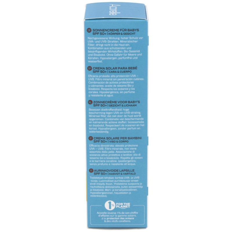 Crema Solar Bebe spf50+ 50ml. Bio 2 - Acorelle