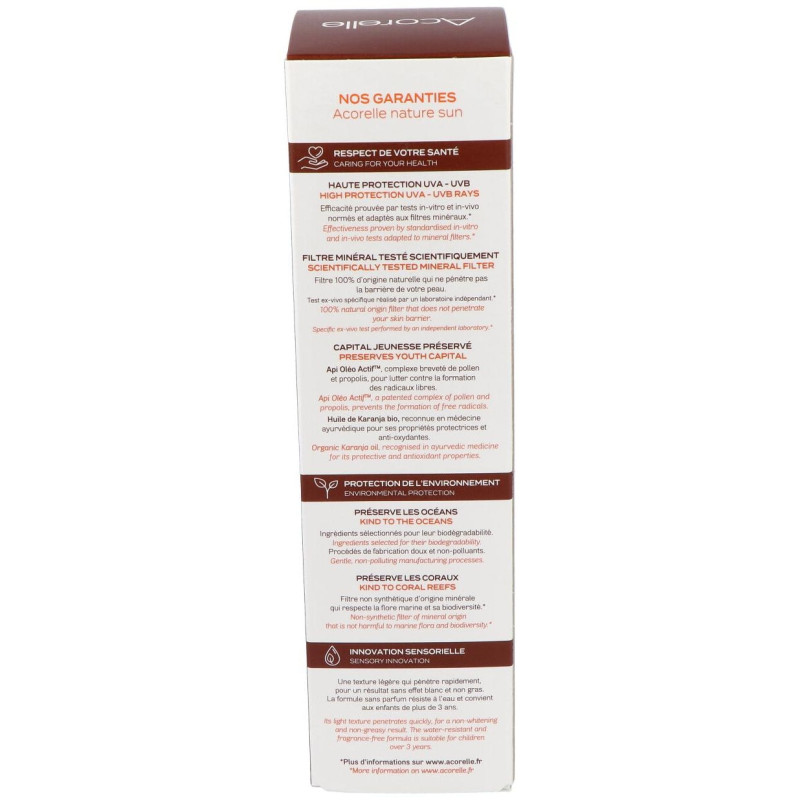 Spray Solar spf50 100ml. Bio - Acorelle