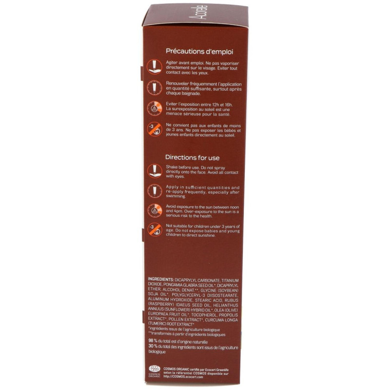Spray Solar spf50 100ml. Bio - Acorelle