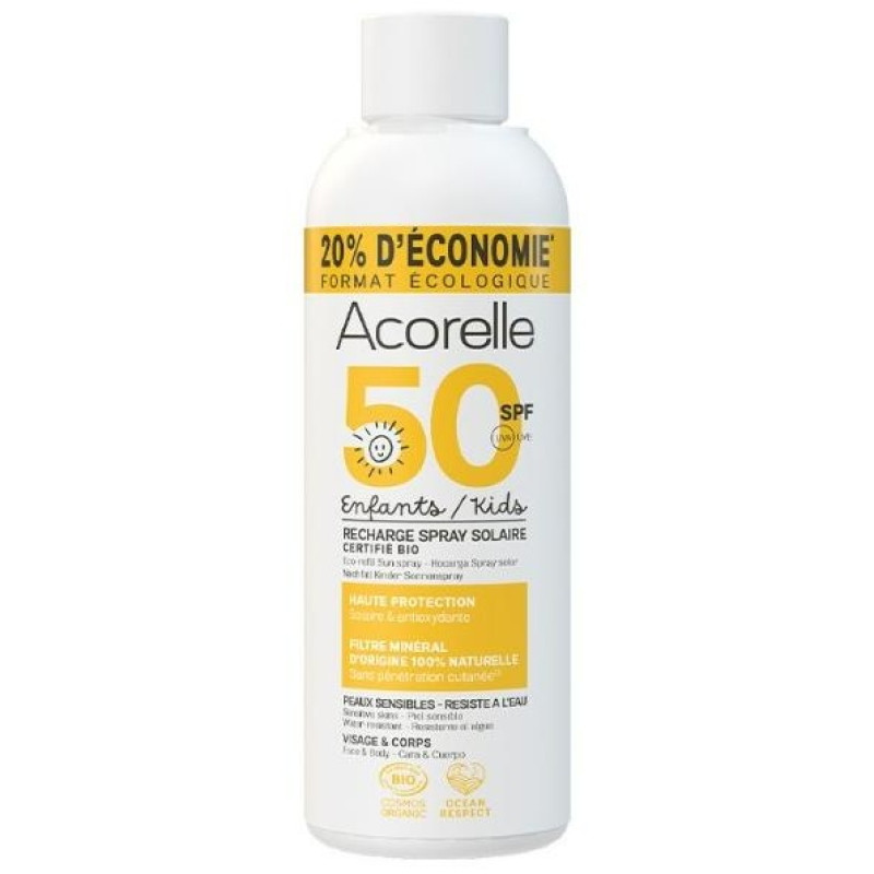 Recarga Spray Solar Niños spf50 150ml. 2 - Acorelle