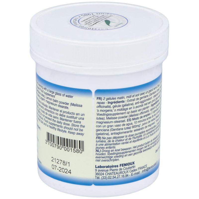 Genciana Melisa 200Cap.