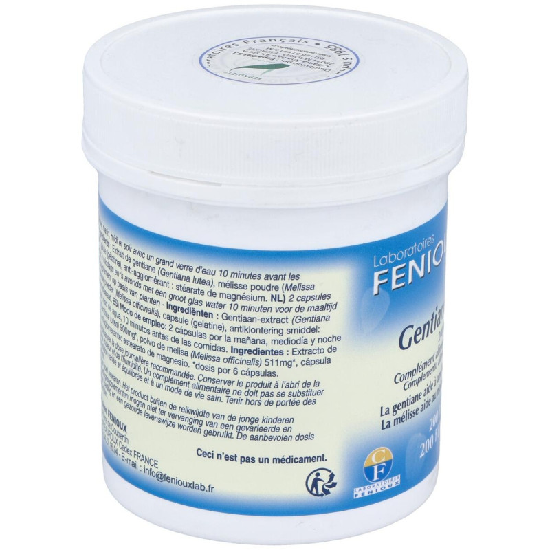 Genciana Melisa 200Cap.