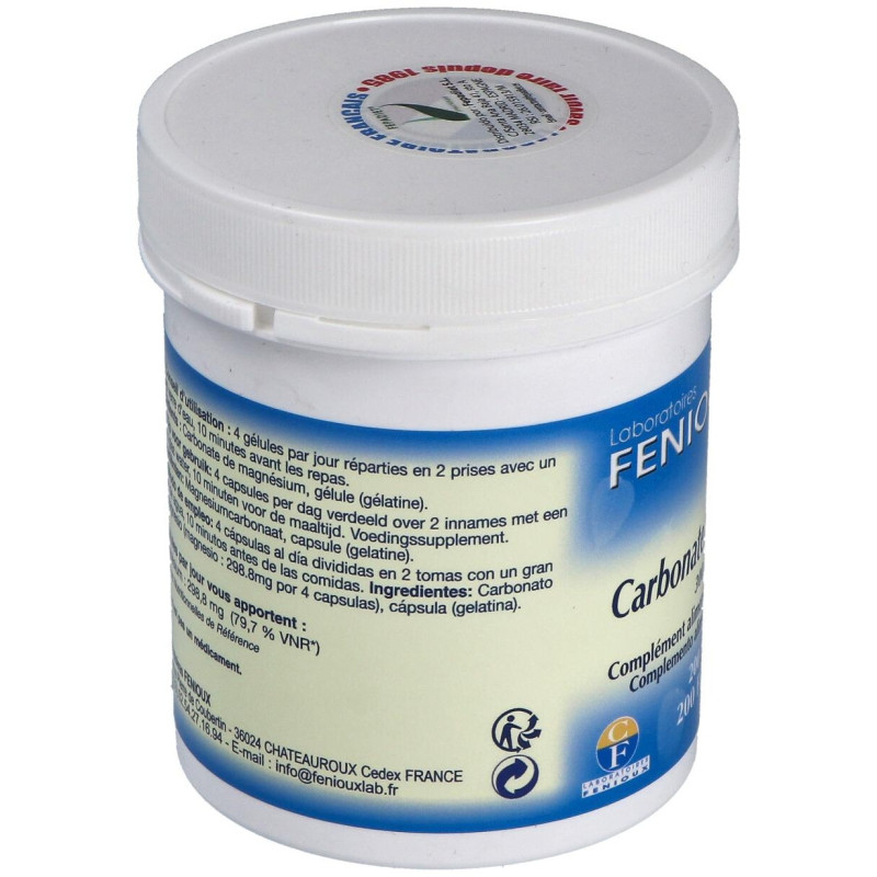 Fenioux Carbonato De Magnesio 200Caps