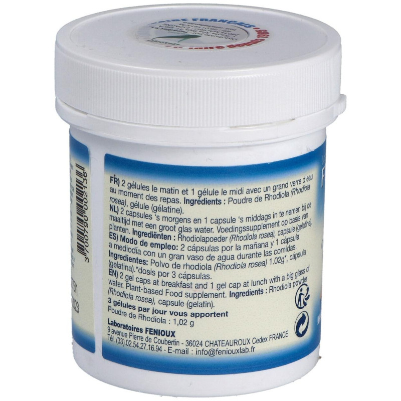Rhodiola 340mg. 90cap - Fenioux