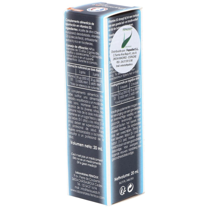 Fenioux Vitamina D3 2000Ui 20Ml