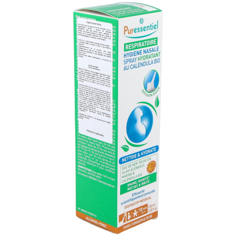 Spray Nasal Hidratante con Calendula Bio 100ml - Puressentiel