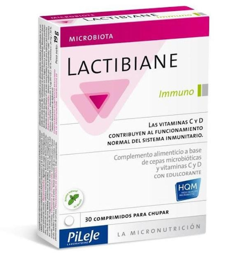 Lactibiane Immuno (30 Comprimidos para Chupar) - Pileje Slu