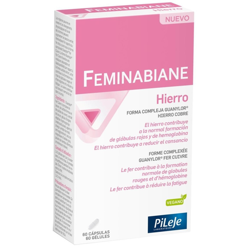 Pileje Feminabiane Hierro 60 Cápsulas - Feminabiane