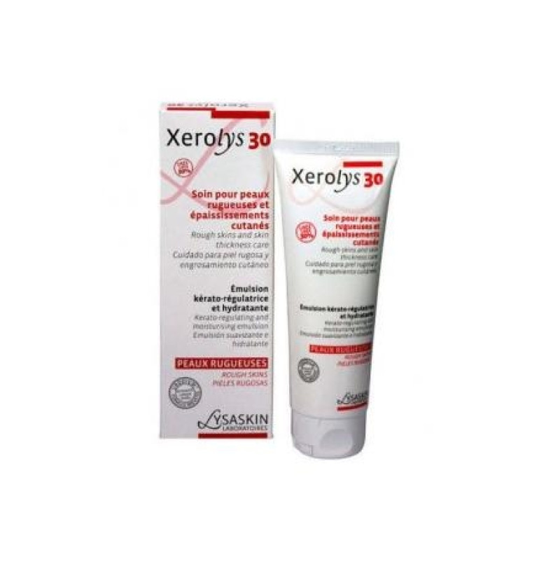 Xerolys 30 Cuidado para Piel Rugosa y Engrosamiento Cutaneo - Emulsion Suavizante e Hidratante (1 Envase 100 ml) - Distrix-acm