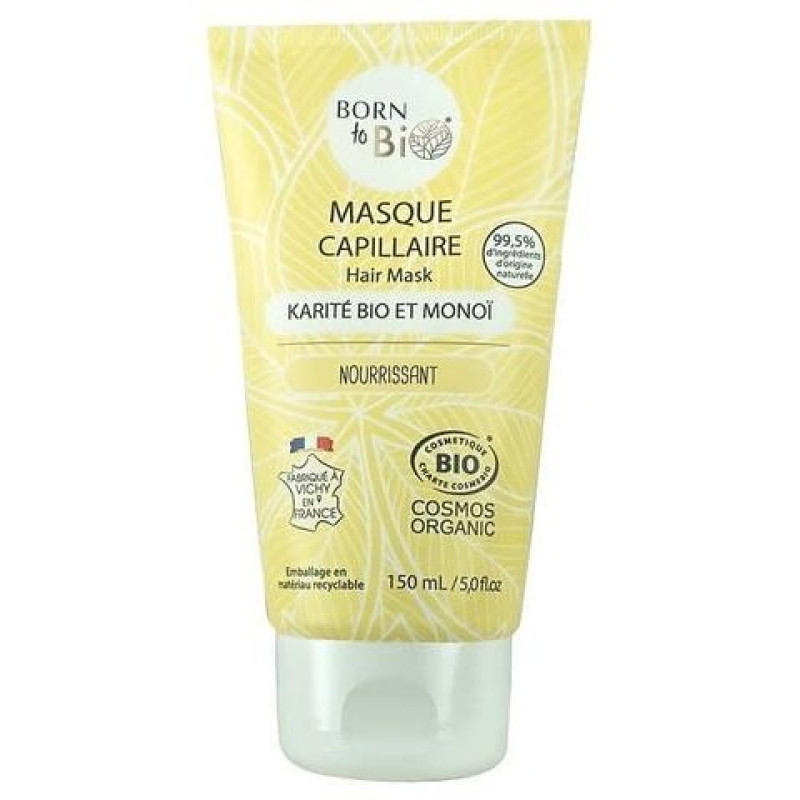 Born To Bio Mascarilla Capilar Karite Y Monoi Bio 150Ml