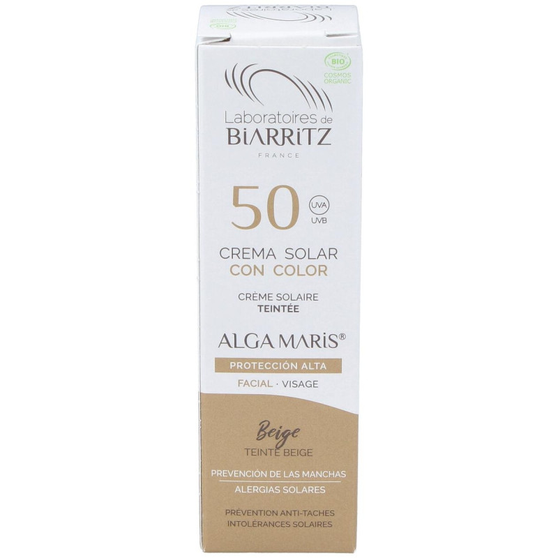 Crema Facial Color Beige spf50 50ml. 2 - Algamaris