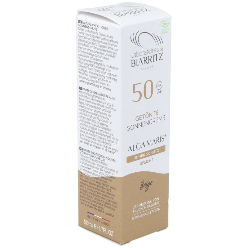 Crema Facial Color Beige spf50 50ml. 2 - Algamaris