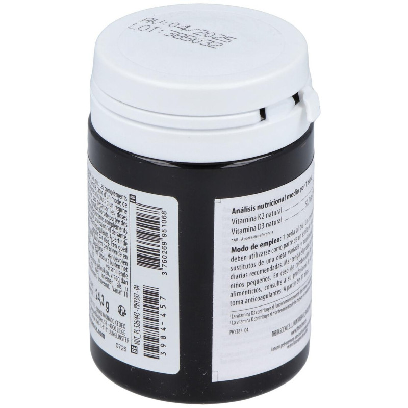 Physiomance Vitamines D3 y K2 60comp - Therascience