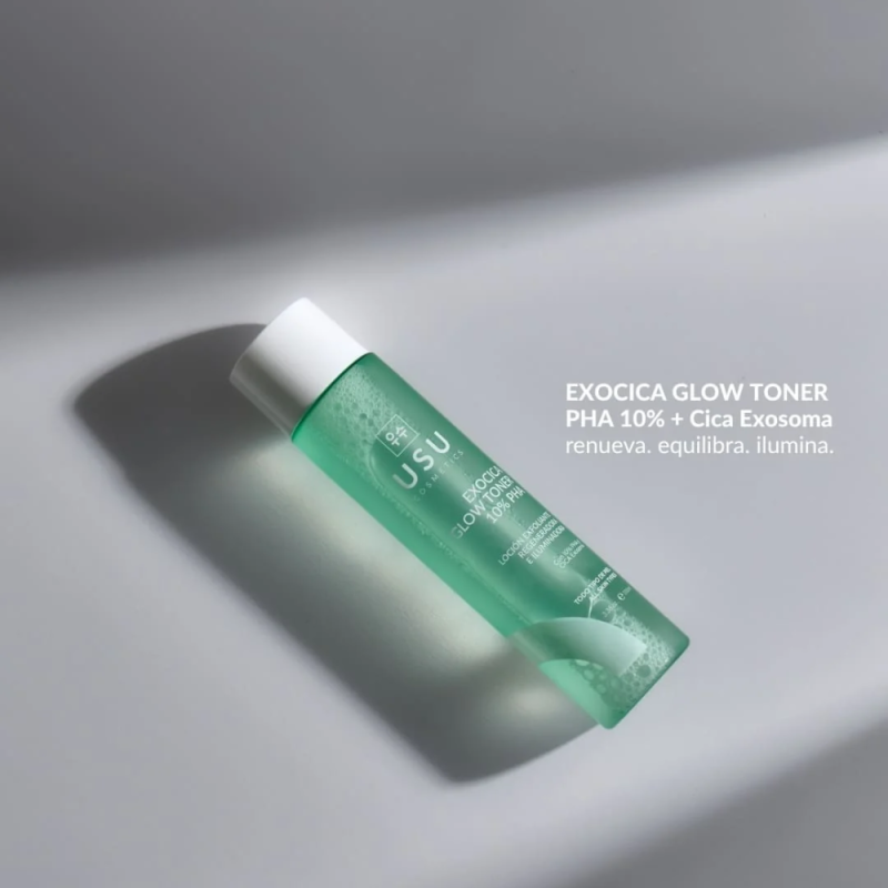 Exocica Glow Toner Loción Exfoliante, 100 ml. - Usu Cosmetics