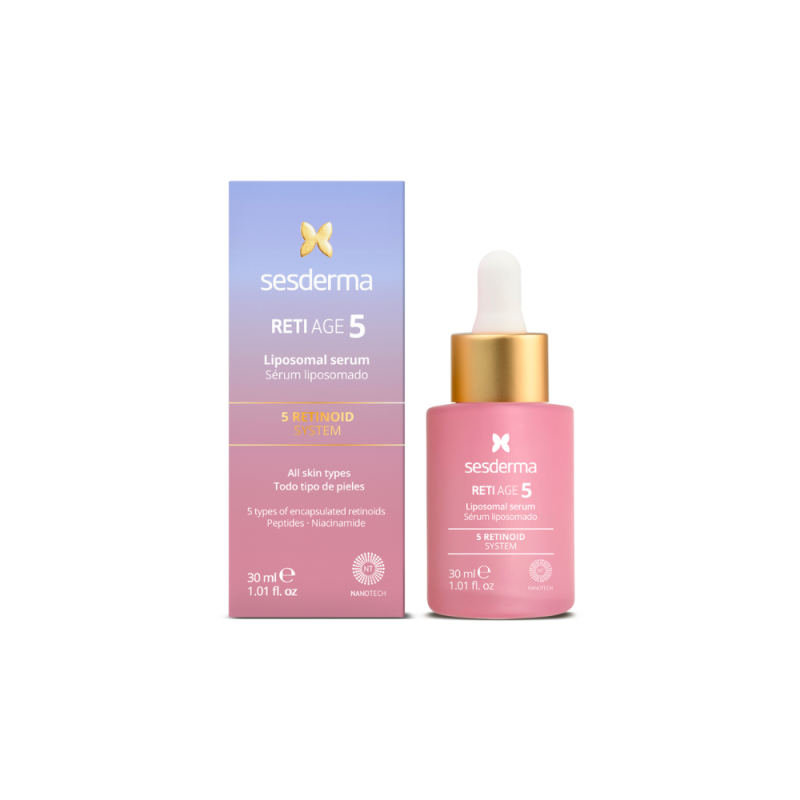 Pack The Power of 5 Retiage 5 Liposomal Serum , 30 ml. +  Retisil Crema Intesiva, 50 ml. - Sesderma
