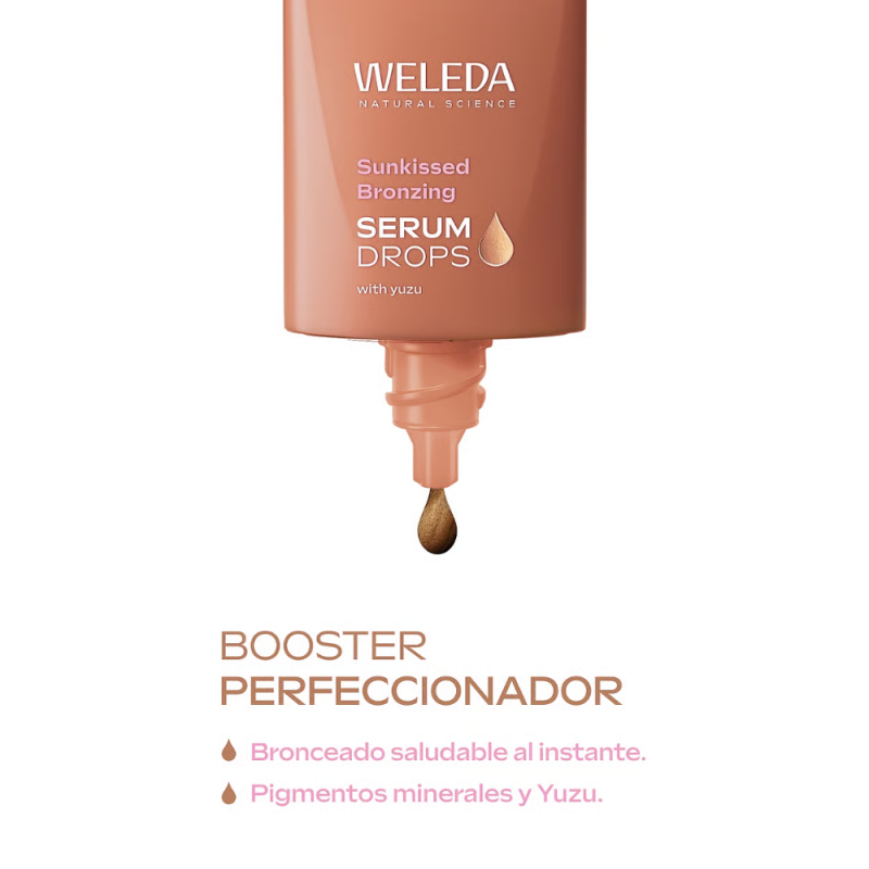 Boost Sunkissed Bronzing Serum Drops, 30 ml. - Weleda