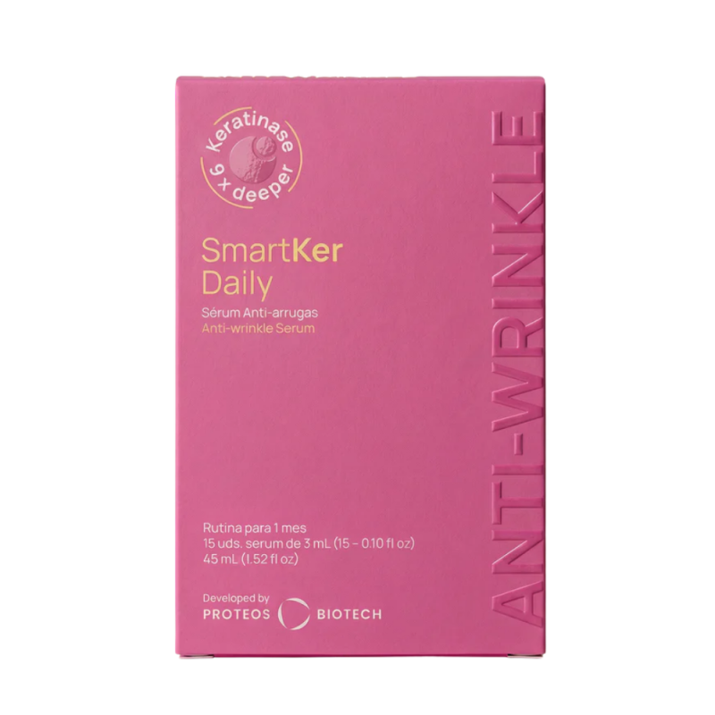 SmartKer Daily Serum Anti-arrugas, 15 un. de 3 ml. - Proteos Biotech