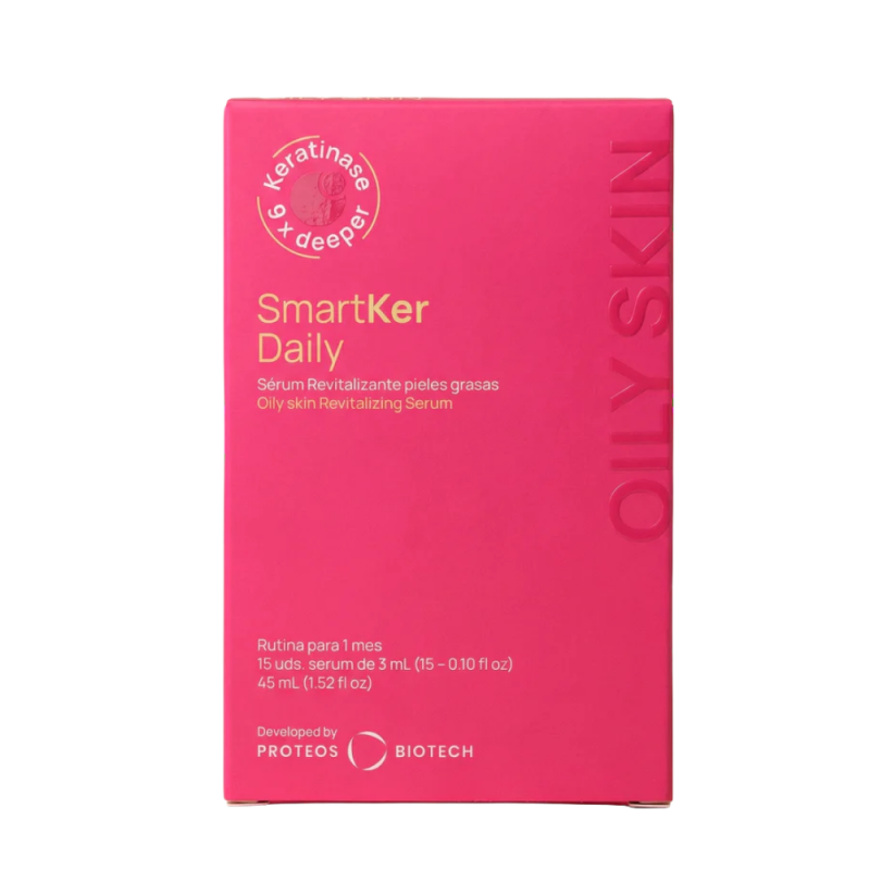 SmartKer Daily Serum Revitalizante pieles grasas, 15 un. de 3 ml. - Proteos Biotech