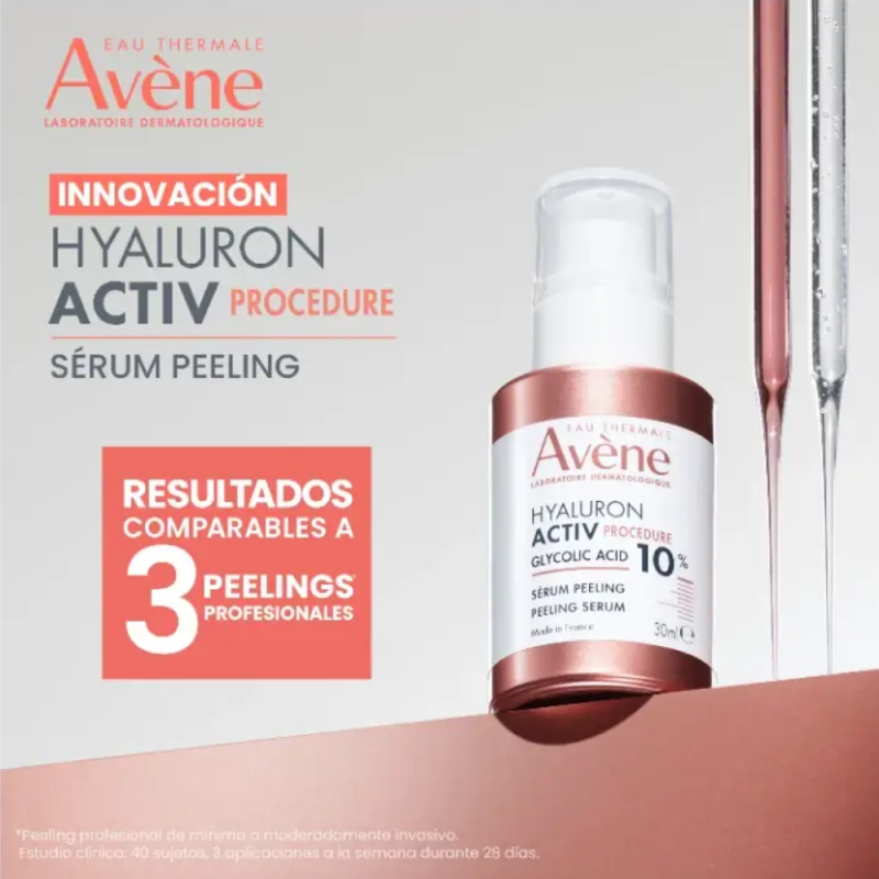Hyaluron Activ Procedure Acido Glicolico 10 % Serum Peeling, 30 ml. - Avène 