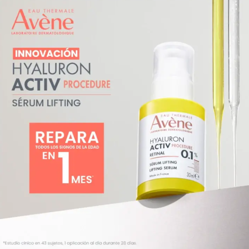 Hyaluron Activ Procedure Retinal 0,1 % Serum Efecti Lifting, 30 ml. - Avène