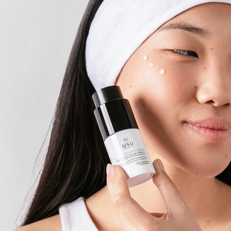 Contorno de ojos Platinum Eye Serum + Cream, 15 ml. - Usu Cosmetics 