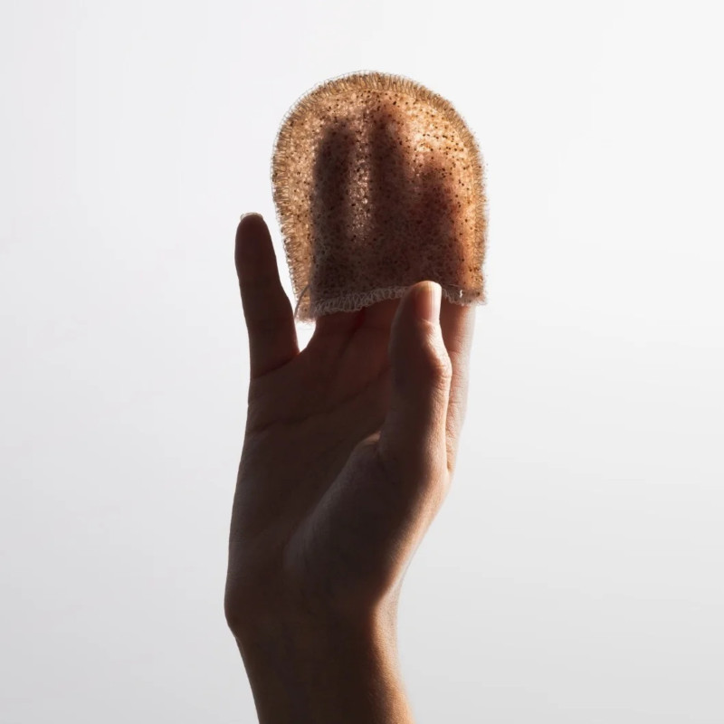 MÏTT Konjac. Guante facial de limpieza y exfoliación - Usu Cosmetics