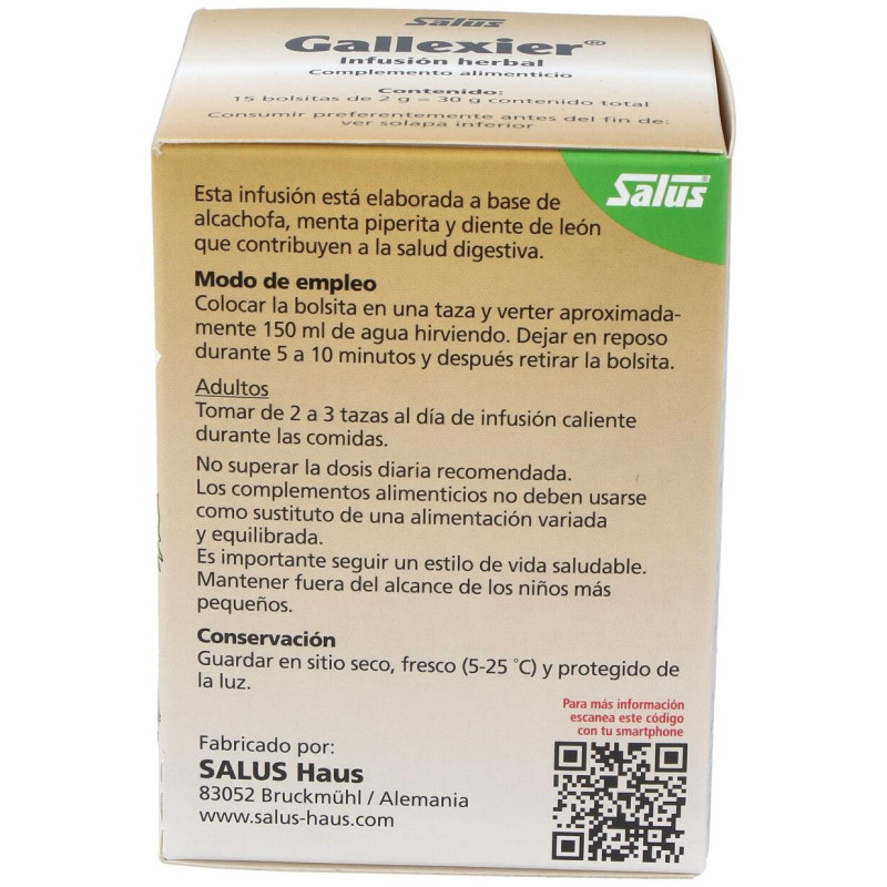 Gallexier Infusión 15 Bolsitas