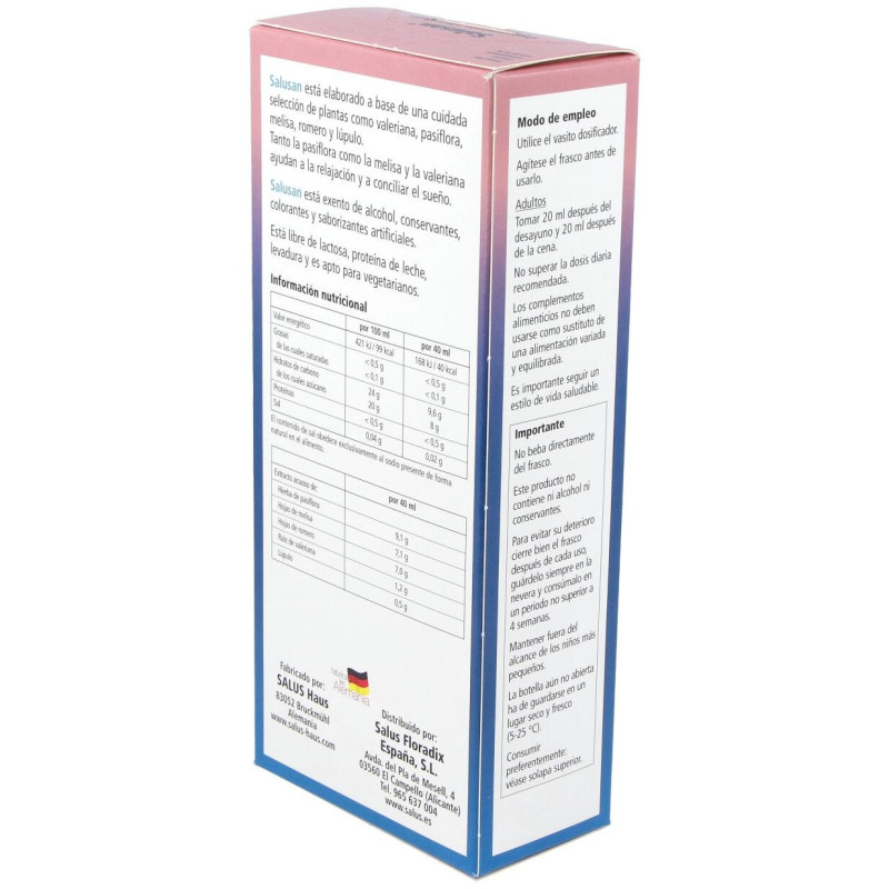Salusan Sedante 250Ml