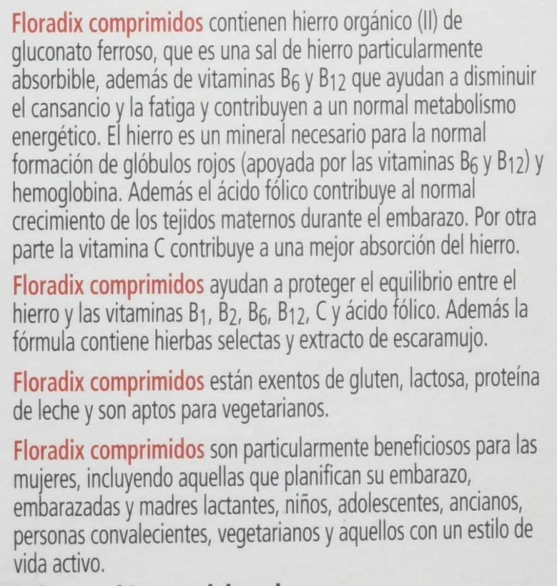 Floradix (84 Comprimidos) - Salus Floradix