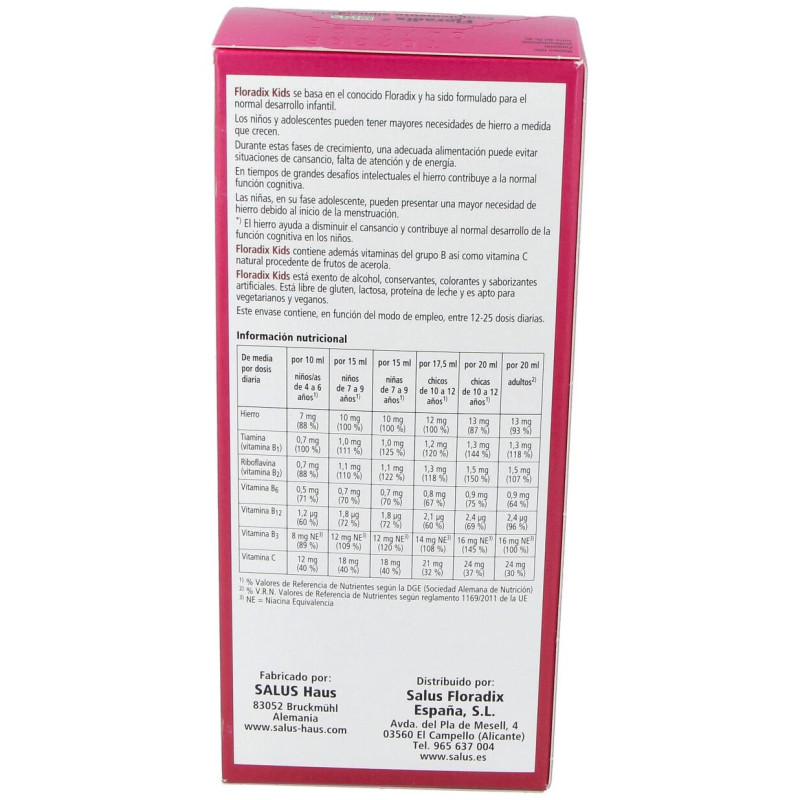Floradix Kids 250ml - Salus