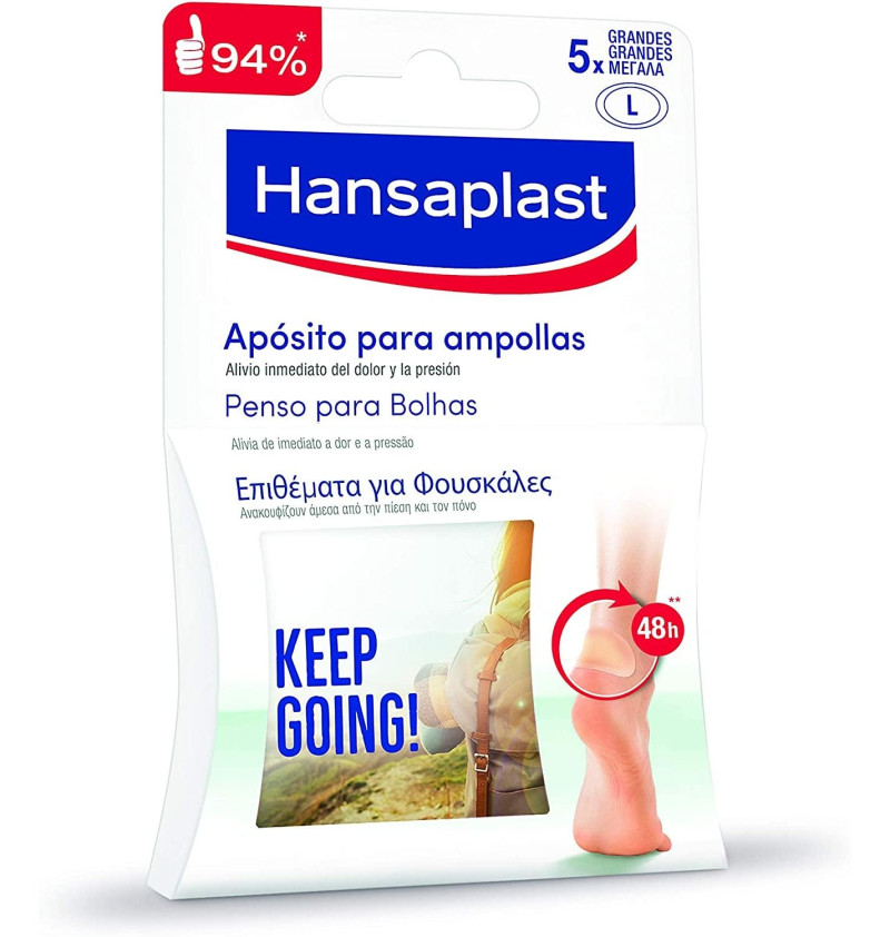 Hansaplast Ampollas - Hidrocoloide (t - Gde 5 U) - Eucerin