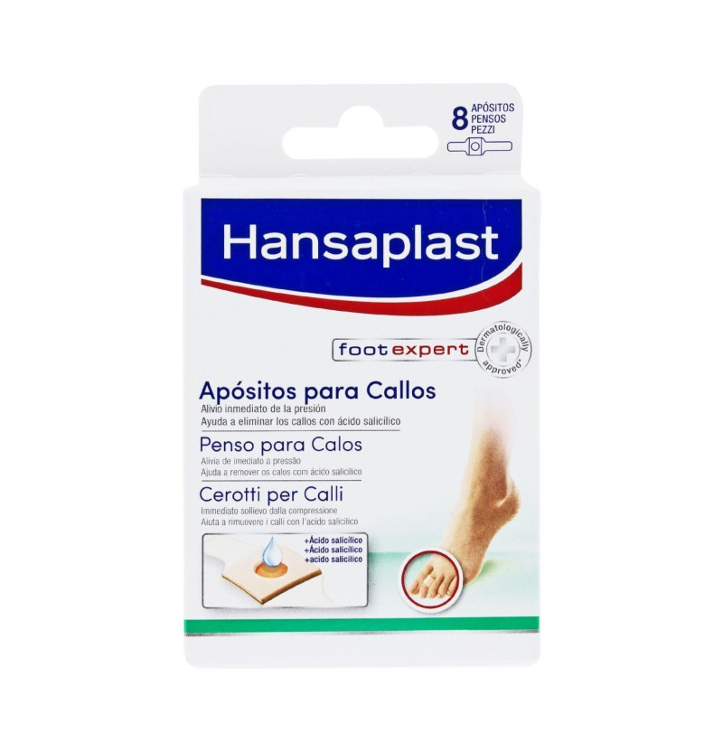 Hansaplast Apositos Callos con Crema Cicatrizant (8 U) - Eucerin