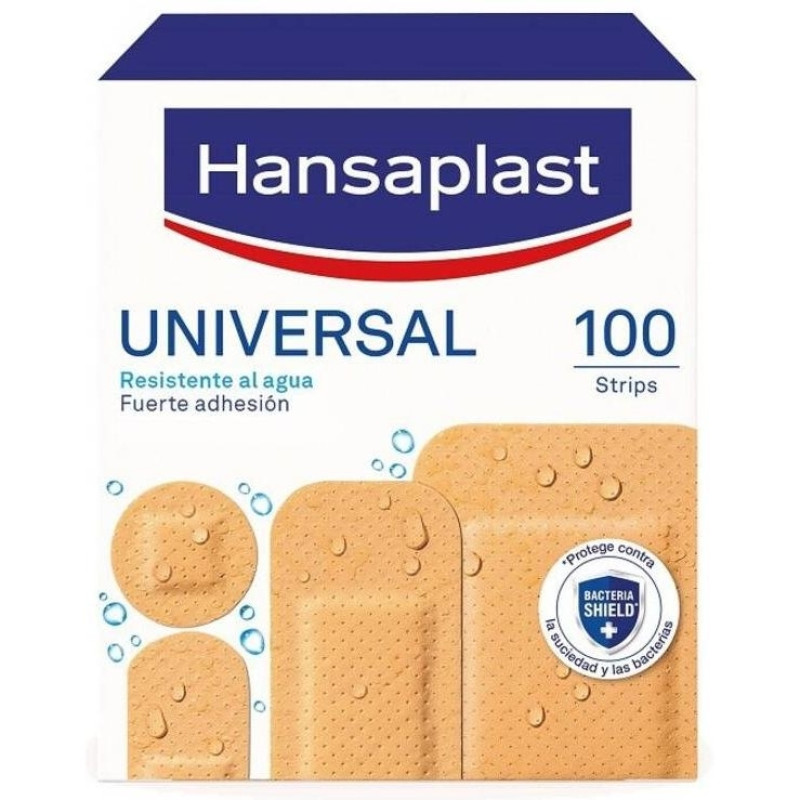 Hansaplat Universal Surtido 4 Tamaños, 100 Apósitos - Hansaplast