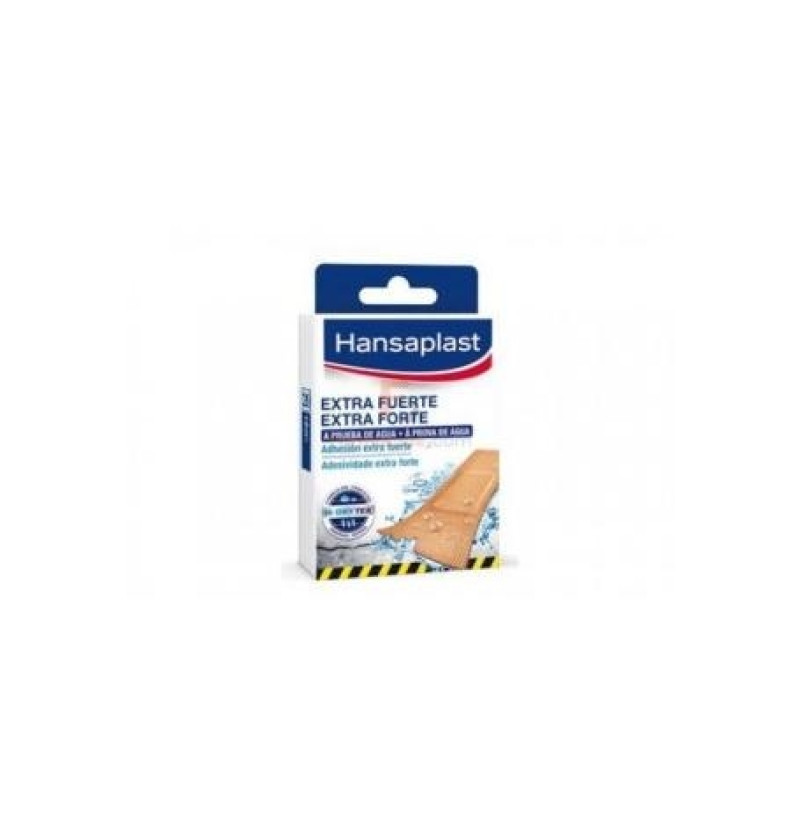 Hansaplast Extra Fuerte - Aposito Adhesivo (8 Tiras 6 cm X 10 Cm) - Eucerin