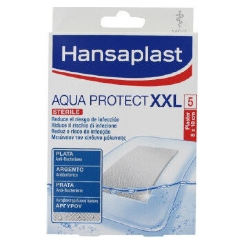 Med+ Aqua Protect Xxl Apósitos 8x10cm 5uds - Hansaplast