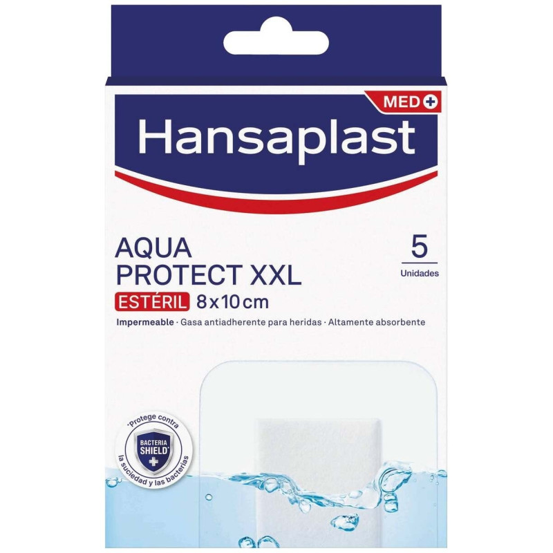Med+ Aqua Protect Xxl Apósitos 8x10cm 5uds - Hansaplast