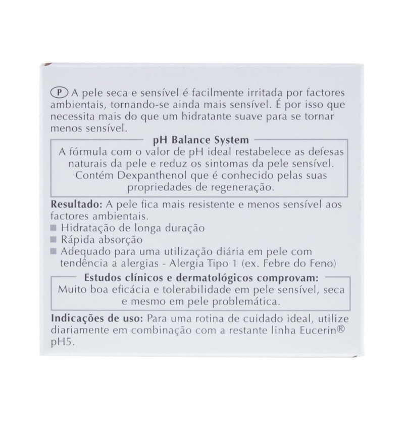 Crema Piel Sensible Ph - 5 (1 Envase 75 ml) - Eucerin