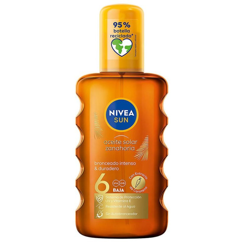 Sun Zanahoria Aceite Solar Spf6 200 ml - Nivea