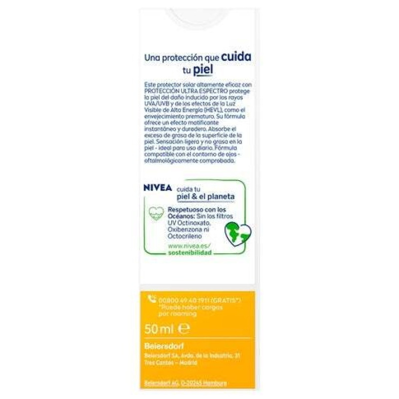 Sun Facial Control De Brillos Spf50 50 Ml