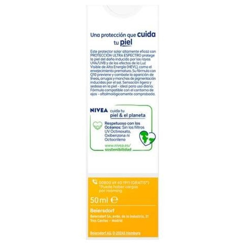 Sun Facial Anti - Manchas y Anti - Edad spf50 50 ml - Nivea