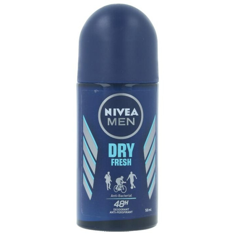 Men Dry Impact Fresh Deo Roll - On 50 ml - Nivea