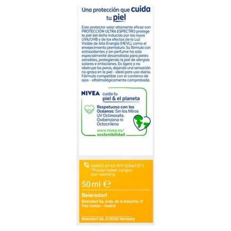 Sun Facial spf50 Sensitive 50ml - Nivea