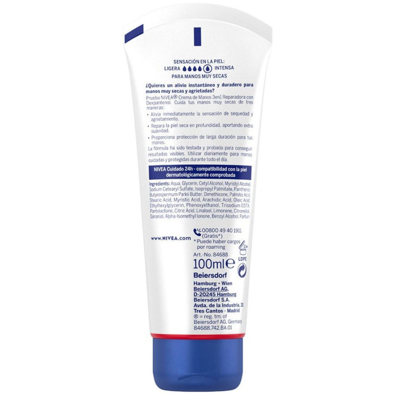 Reparadora Crema De Manos 3 En 1 100 Ml