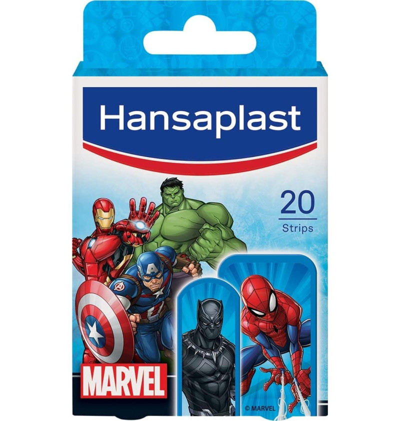 Hansaplast Marvel - Aposito Adhesivo (2 Tamaños 20 Strips) - Eucerin