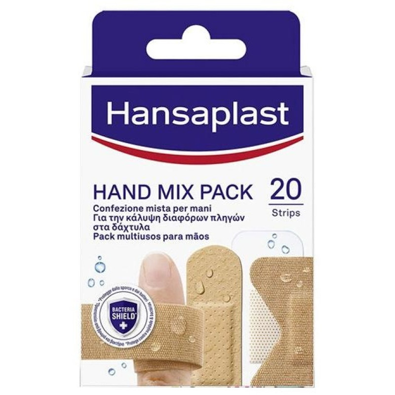 Surtido de Apósitos Especiales para Manos Hand Mix Pack 20 Unidades - Hansaplast
