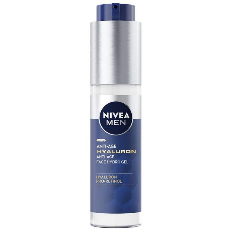 Men Anti - Age Hyaluron Gel Facial Hidratante 50 ml - Nivea
