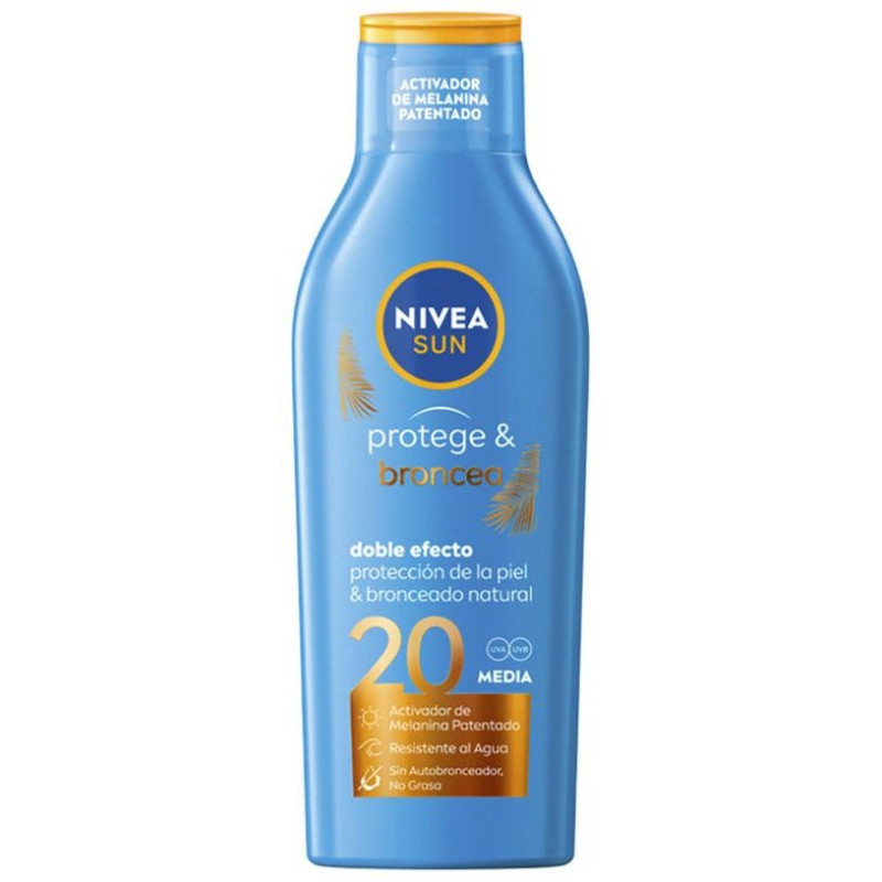 Protege y Broncea Leche Fps20 200ml - Nivea