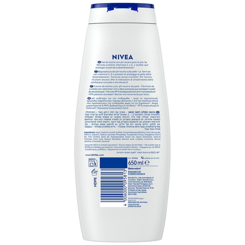 Creme Soft Gel Shower Cream 650 ml - Nivea
